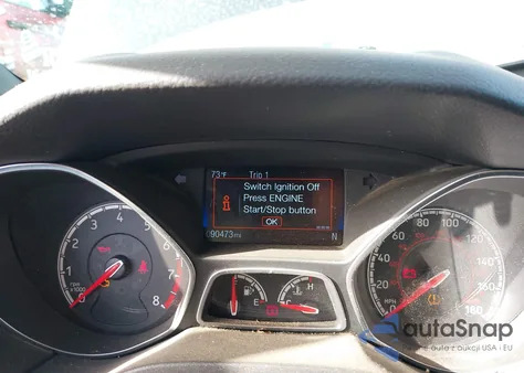 2018 Ford Focus St from USA, damaged, VIN 1FADP3L93JL247107